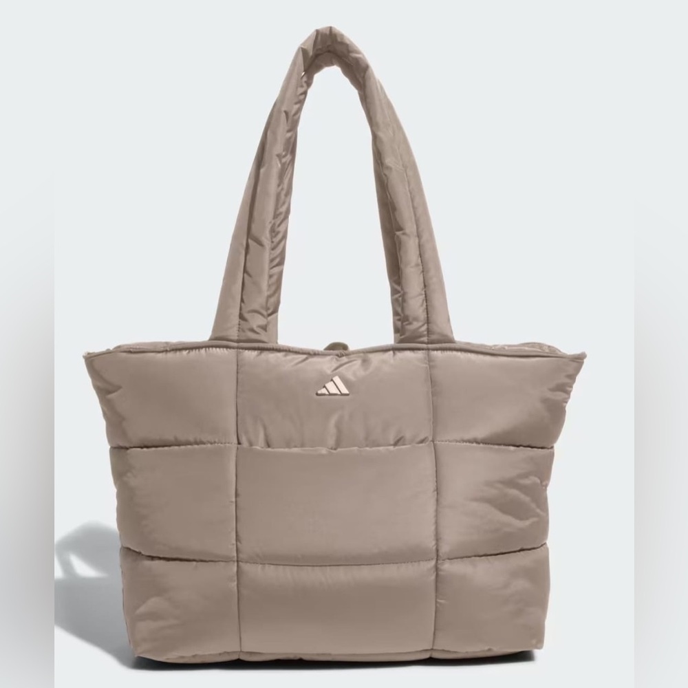 Adidas Beige Quilted Tote